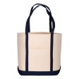 Shopper con soffietto alla base in cotone naturale FullGadgets.com