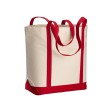 Shopper con soffietto alla base in cotone naturale FullGadgets.com