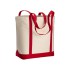 Shopper Con Soffietto Alla Base In Cotone Naturale Personalizzabile