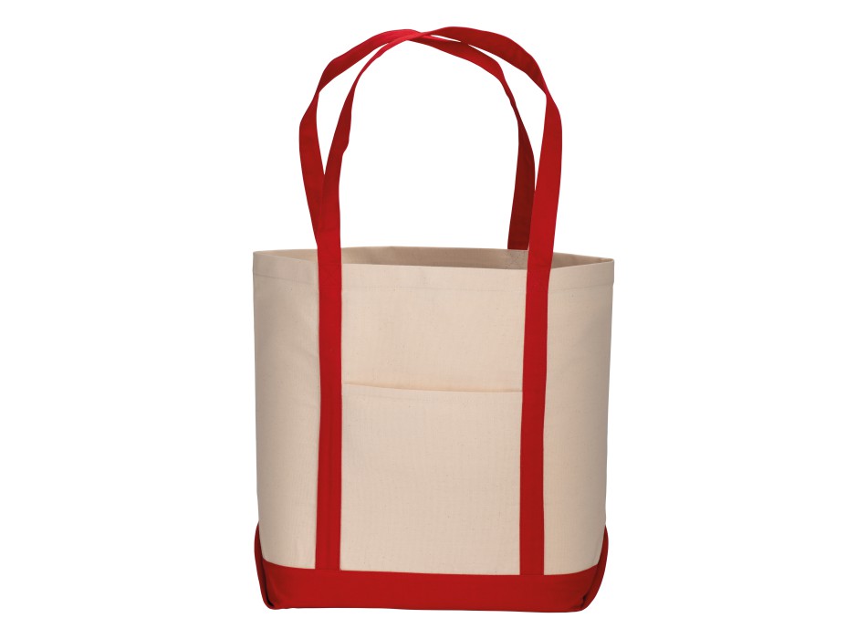 Shopper con soffietto alla base in cotone naturale FullGadgets.com