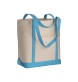 Shopper con soffietto alla base in cotone naturale FullGadgets.com