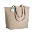 Shopper con soffietto alla base in cotone riciclato 280 g/m2, manici lunghi FullGadgets.com