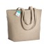 Shopper Con Soffietto Alla Base In Cotone Riciclato 280 G/M2, Manici Lunghi Personalizzabili