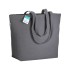 Shopper Con Soffietto Alla Base In Cotone Riciclato 280 G/M2, Manici Lunghi Personalizzabili