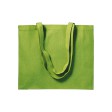 Shopper con soffietto in cotone 200 g/m2, manici lunghi FullGadgets.com