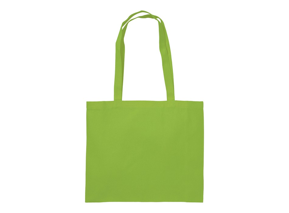 Shopper con soffietto in cotone 200 g/m2, manici lunghi FullGadgets.com