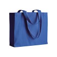 Shopper con soffietto in cotone 200 g/m2, manici lunghi FullGadgets.com