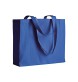 Shopper con soffietto in cotone 200 g/m2, manici lunghi FullGadgets.com