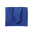 Shopper con soffietto in cotone 200 g/m2, manici lunghi FullGadgets.com