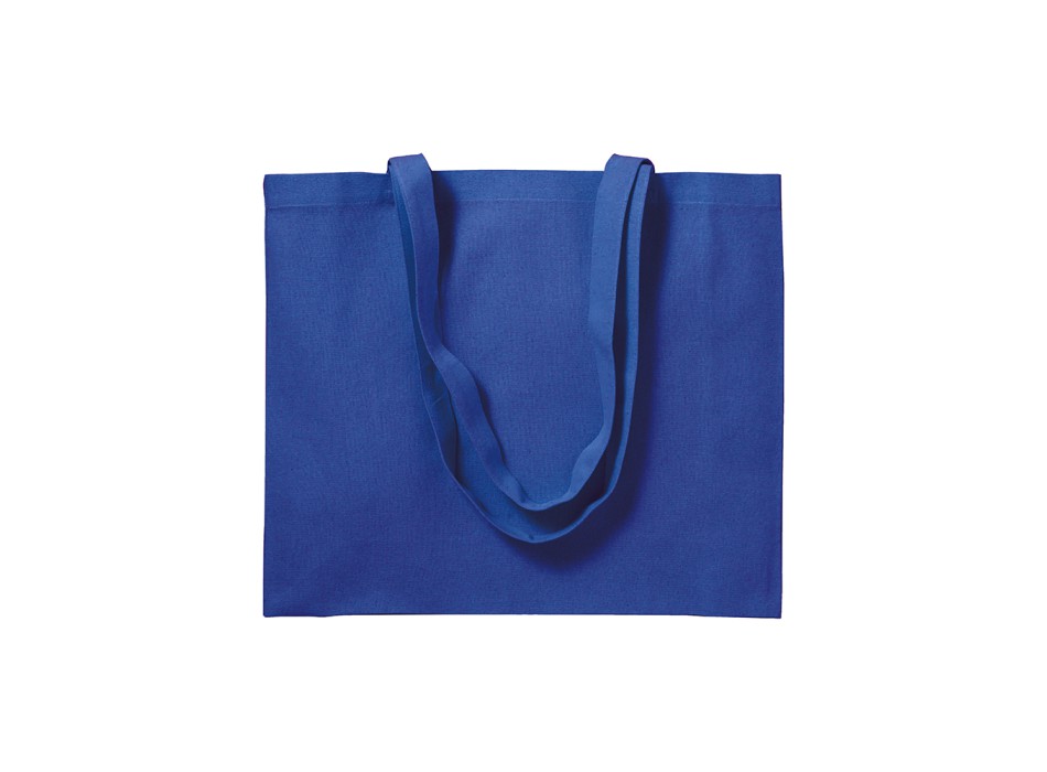 Shopper con soffietto in cotone 200 g/m2, manici lunghi FullGadgets.com