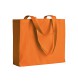 Shopper con soffietto in cotone 200 g/m2, manici lunghi FullGadgets.com