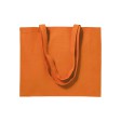 Shopper con soffietto in cotone 200 g/m2, manici lunghi FullGadgets.com