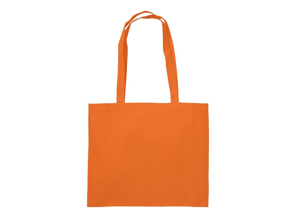 Shopper con soffietto in cotone 200 g/m2, manici lunghi FullGadgets.com