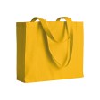 Shopper con soffietto in cotone 200 g/m2, manici lunghi FullGadgets.com