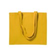 Shopper con soffietto in cotone 200 g/m2, manici lunghi FullGadgets.com