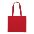 Shopper con soffietto in cotone 200 g/m2, manici lunghi FullGadgets.com