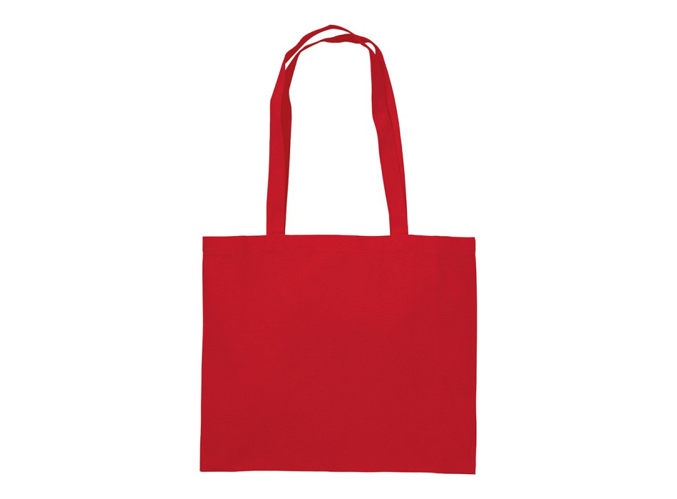 Shopper con soffietto in cotone 200 g/m2, manici lunghi FullGadgets.com