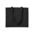 Shopper con soffietto in cotone 200 g/m2, manici lunghi FullGadgets.com