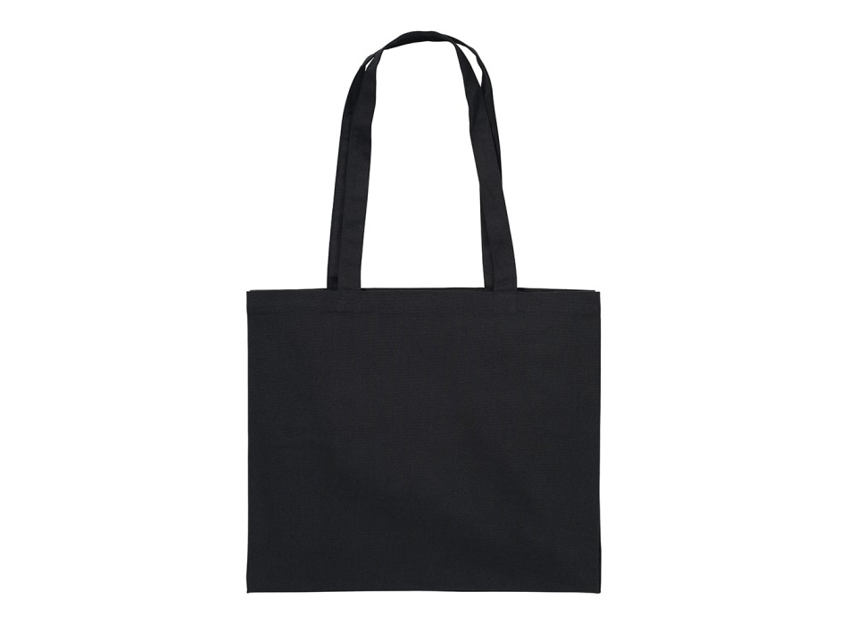 Shopper con soffietto in cotone 200 g/m2, manici lunghi FullGadgets.com