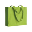 Shopper con soffietto in cotone 200 g/m2, manici lunghi FullGadgets.com