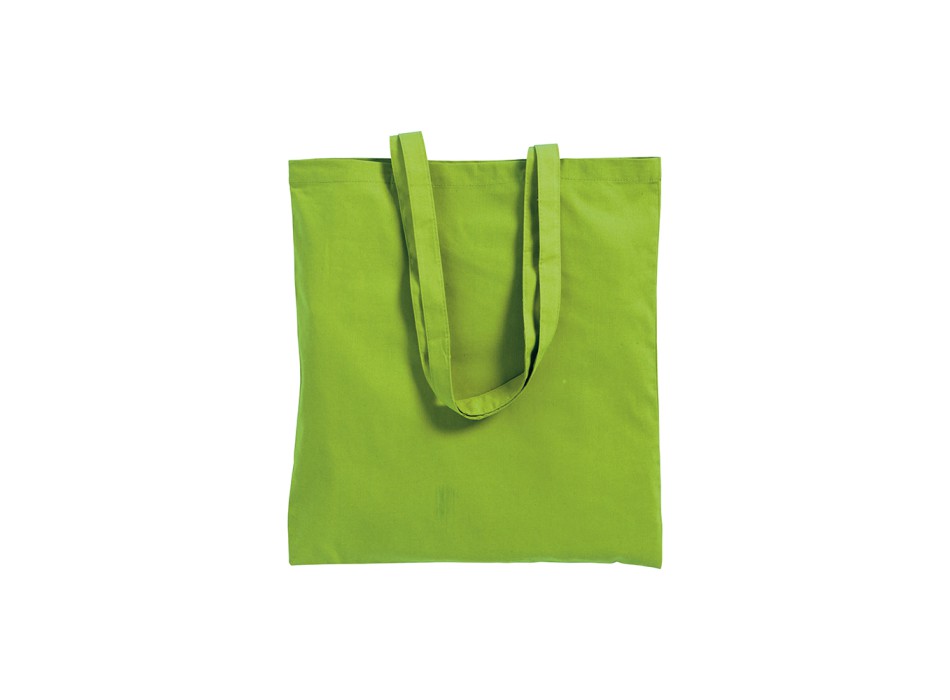 Shopper con soffietto in cotone 220 g/m2, manici lunghi FullGadgets.com