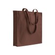 Shopper con soffietto in cotone 220 g/m2, manici lunghi FullGadgets.com