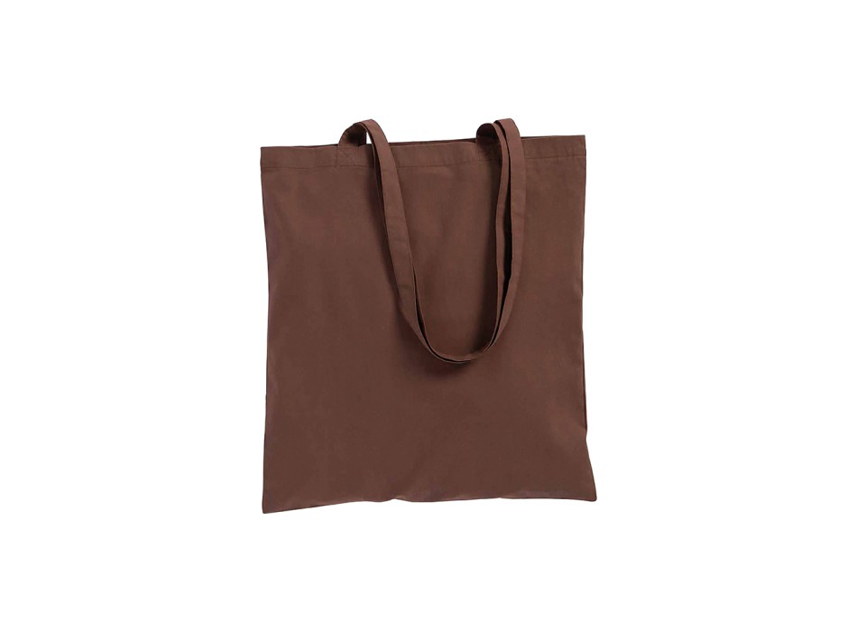 Shopper con soffietto in cotone 220 g/m2, manici lunghi FullGadgets.com