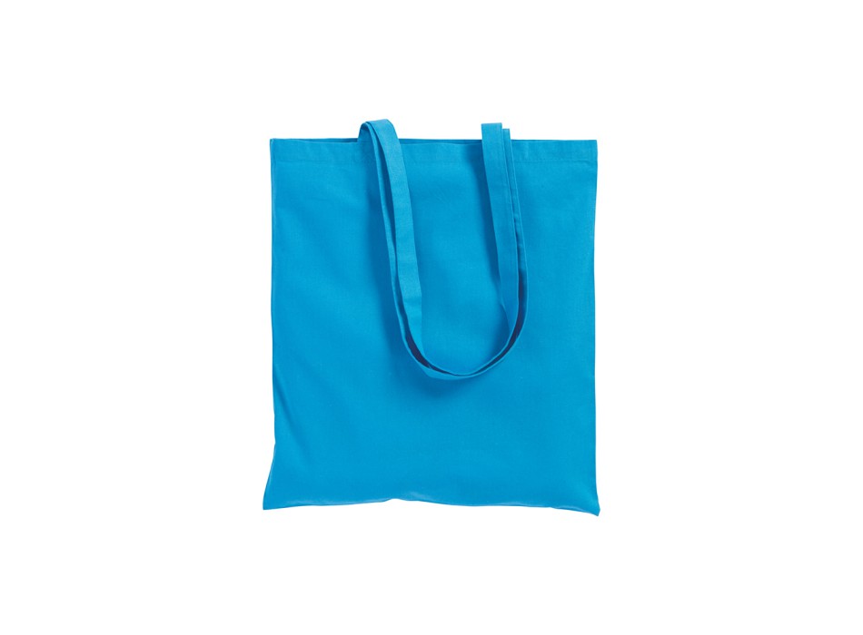 Shopper con soffietto in cotone 220 g/m2, manici lunghi FullGadgets.com