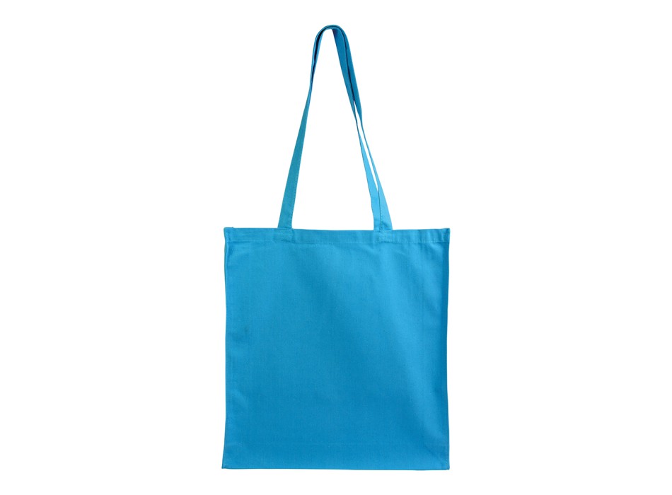 Shopper con soffietto in cotone 220 g/m2, manici lunghi FullGadgets.com