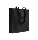 Shopper con soffietto in cotone 220 g/m2, manici lunghi FullGadgets.com