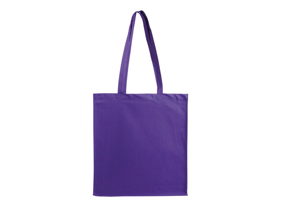 Shopper con soffietto in cotone 220 g/m2, manici lunghi FullGadgets.com