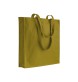 Shopper con soffietto in cotone 220 g/m2, manici lunghi FullGadgets.com