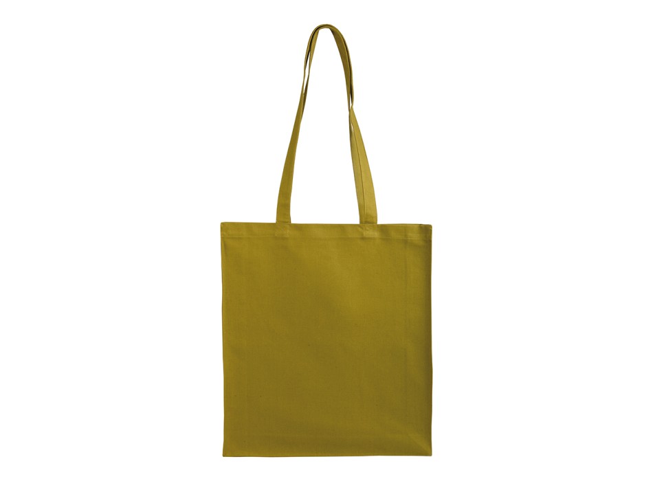 Shopper con soffietto in cotone 220 g/m2, manici lunghi FullGadgets.com