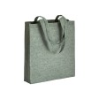 Shopper con soffietto in cotone riciclato 150 g/m2 effetto melange, manici lunghi FullGadgets.com