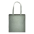 Shopper con soffietto in cotone riciclato 150 g/m2 effetto melange, manici lunghi FullGadgets.com