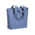 Shopper con soffietto in cotone riciclato 280 g/m2