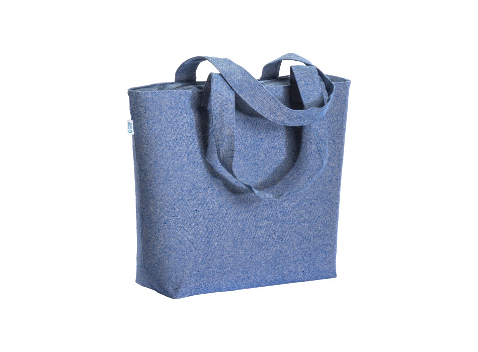 Shopper con soffietto in cotone riciclato 280 g/m2 FullGadgets.com