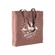 Shopper con soffietto in cotone stonewashed 220 g/m2, manici lunghi FullGadgets.com