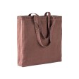 Shopper con soffietto in cotone stonewashed 220 g/m2, manici lunghi FullGadgets.com