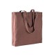 Shopper con soffietto in cotone stonewashed 220 g/m2, manici lunghi FullGadgets.com