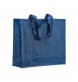 Shopper con soffietto in pp laminato 120 g/m2, manici lunghi a nastro FullGadgets.com