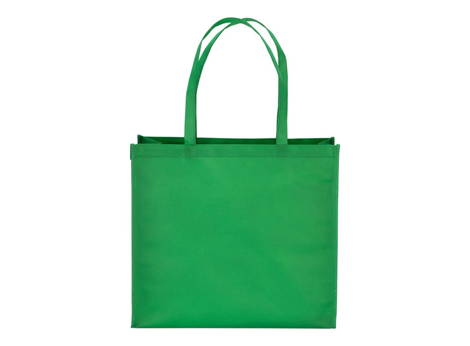 Shopper con soffietto in  R-pet  80g/m2, manici lunghi FullGadgets.com