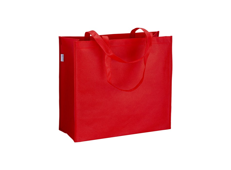 Shopper con soffietto in  R-pet  80g/m2, manici lunghi FullGadgets.com