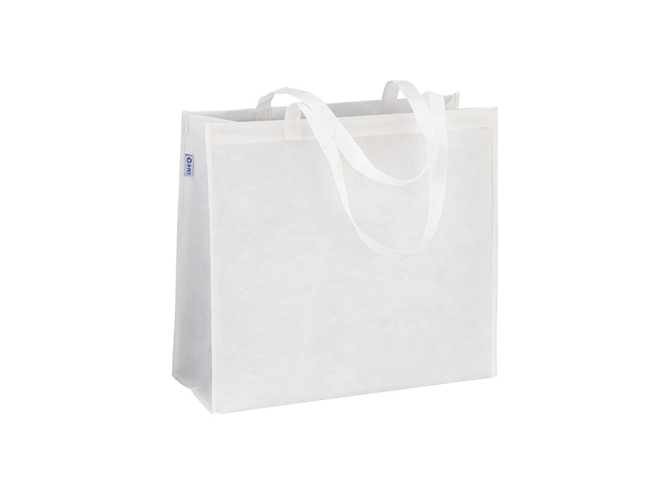 Shopper con soffietto in  R-pet  80g/m2, manici lunghi FullGadgets.com