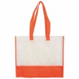 Shopper con soffietto in TNT 80 g/m2, manici lunghi FullGadgets.com