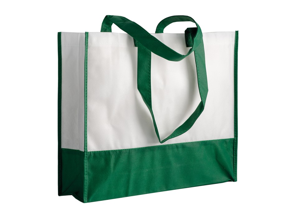 Shopper con soffietto in TNT 80 g/m2, manici lunghi FullGadgets.com