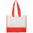 Shopper con soffietto in TNT 80 g/m2, manici lunghi FullGadgets.com