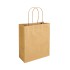 Shopper in carta riciclata 100 gr/m2 con soffietto