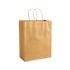 Shopper in carta riciclata 100 gr/m2 con soffietto