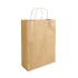 Shopper in carta riciclata 100 gr/m2 con soffietto